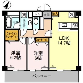 間取図 グランアネシス金澤