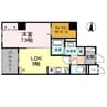 Ａ－レジデンス金沢 1LDKの間取り
