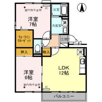 間取図 ロイヤルコート北町