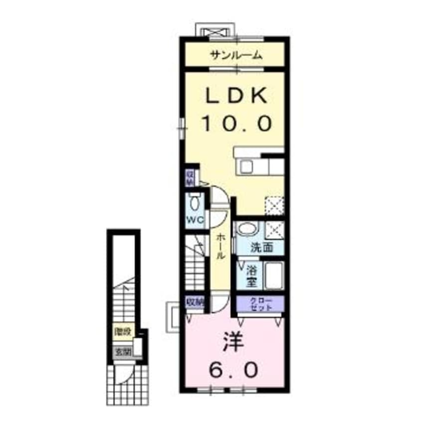 間取図 レジダンス　ミスト　Ⅱ