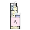 ラ　シュマンＹａｋｕｓｈｉｄｏ 1SKの間取り