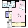 ラフィネ 1Kの間取り