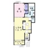 セレーネ 1LDKの間取り