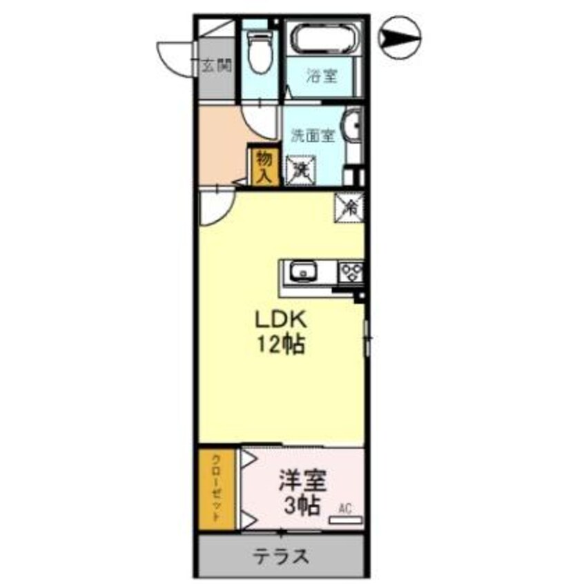 間取図 アミル