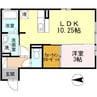Ｓｅｙｎｙ諸江　B 1LDKの間取り