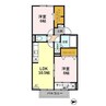 イーストサンライズⅡ 2LDKの間取り