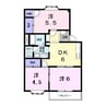 りんご館 3DKの間取り