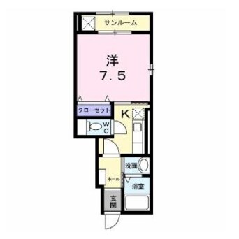 間取図 スカイ・マーク峰　Ⅱ