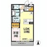 リビングタウン戸水 1LDKの間取り