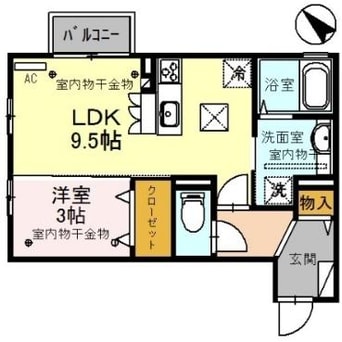 間取図 Recente　Seiwa(レセンテ　セイワ)