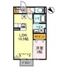 アクライム 1LDKの間取り