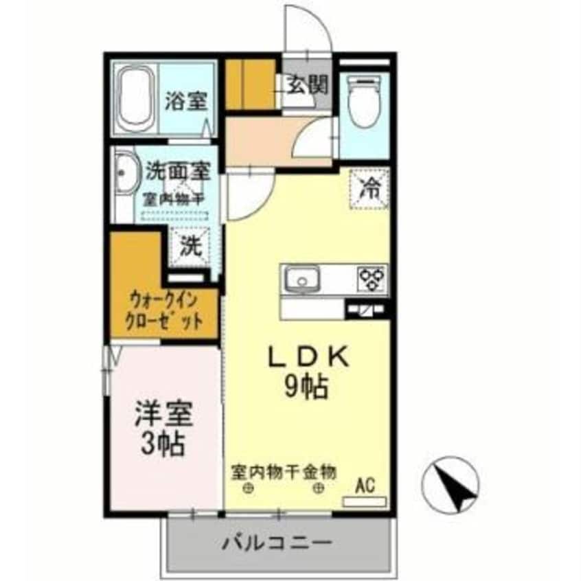 間取図 ライツフォルＴ