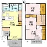 レジアスコートB 3LDKの間取り