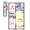 Ｔ・フロムⅠ 2LDKの間取り