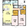 Vantaa Polku 2LDKの間取り