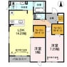 Vantaa Polku 2LDKの間取り