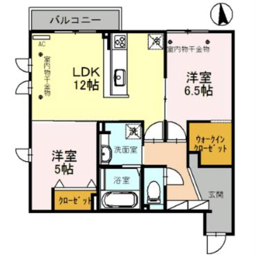 間取図 キャトルR