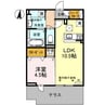 GKD 1LDKの間取り