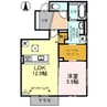 Plata（ﾌﾟﾗｰﾀ） 1LDKの間取り