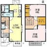ピュールＭ　Ａ 2LDKの間取り