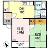 プレジールアイ 2DKの間取り