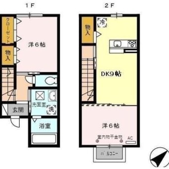間取図 プラージュ　A