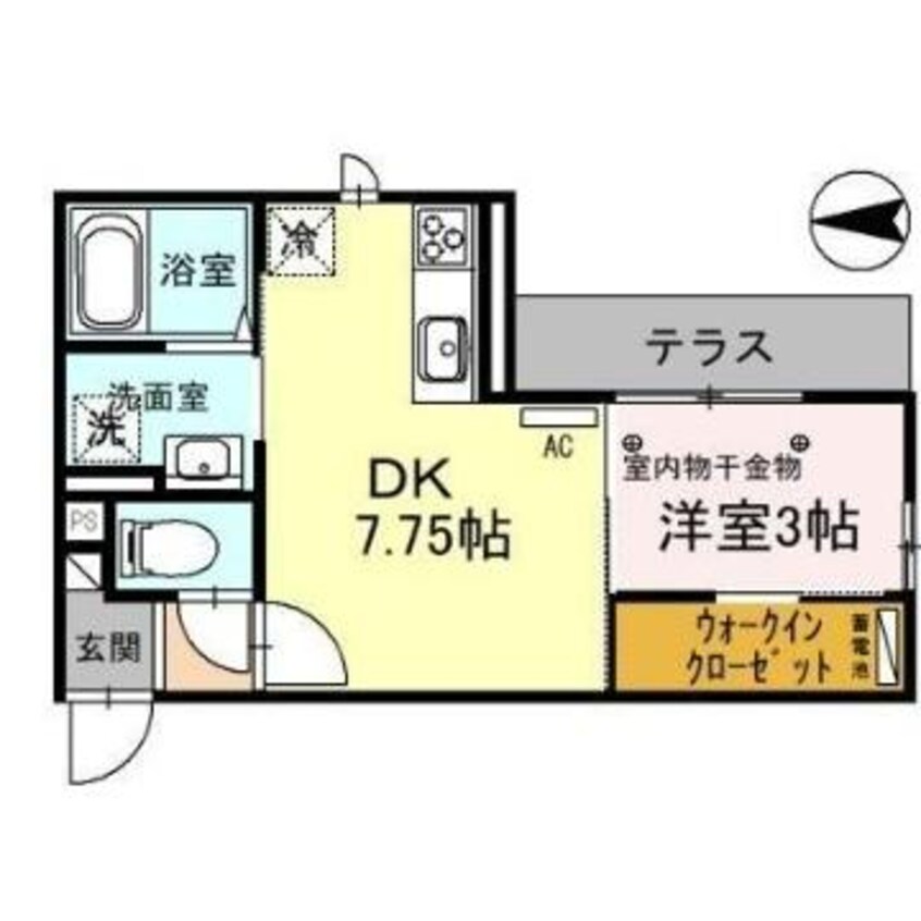 間取図 メルヴェイユ彦三