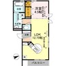 コンフォール嶺 1LDKの間取り