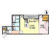 D-Residence瓢箪町 1LDKの間取り