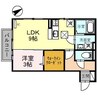 メゾン・ローゼ 1LDKの間取り