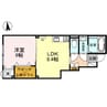 Royal One 1LDKの間取り