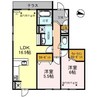 Arcobalene　A棟 2LDKの間取り