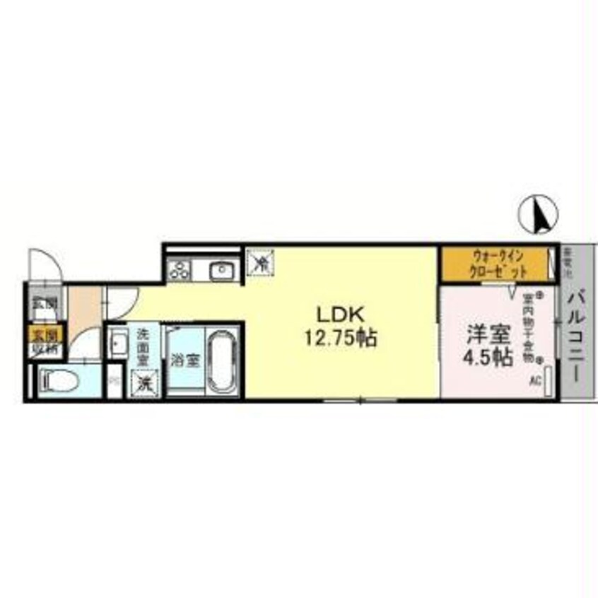 間取図 セレーノ玉川通り