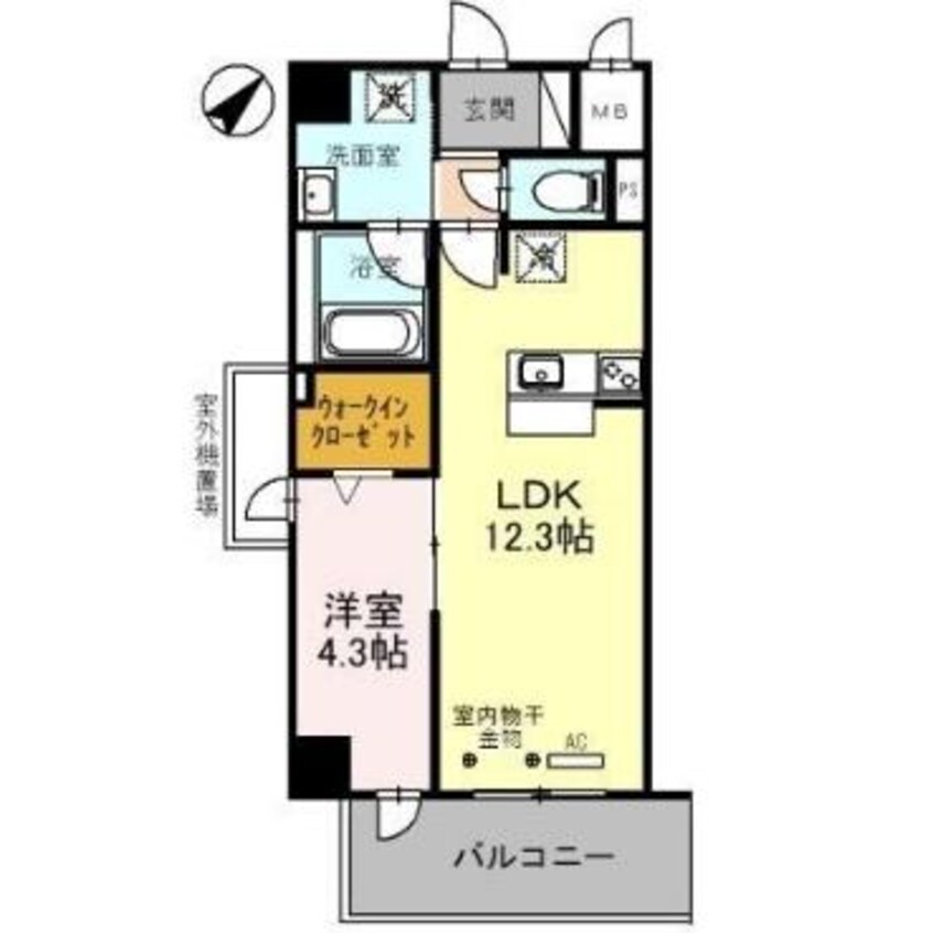 間取図 トライアンフけやき通り