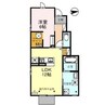 ＭＫ伏見 1LDKの間取り