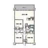 レーベン金沢WESFORT 3LDKの間取り