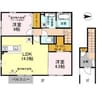 モデラートブリーズ 2LDKの間取り