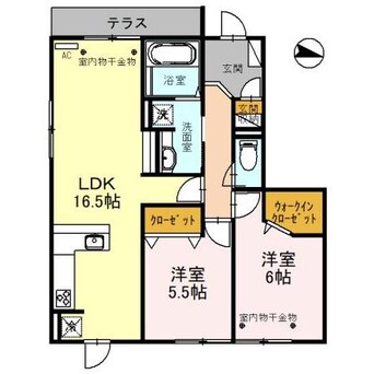 間取図 Arcobaleno　B棟