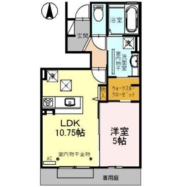 間取り図 若桜野（ﾜｶｻﾉ