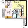 クレセントSK Ⅲ 2LDKの間取り