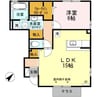 TOKIWA 1LDKの間取り