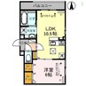 D-residence藤江Ⅰ 1LDKの間取り