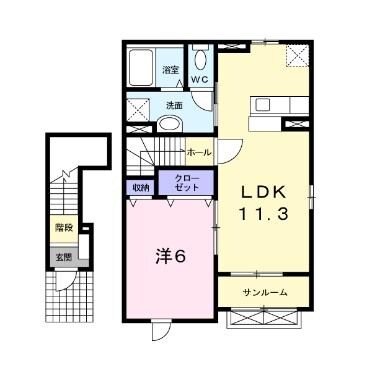 間取り図 ビリーヴⅠ