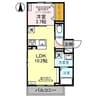 フォルテシモ238 1LDKの間取り