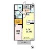 リベルテ６ 1LDKの間取り