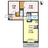 イル デ ペティⅡ 2LDKの間取り