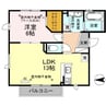 アビターレM 1LDKの間取り