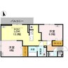 Erbe（エルベ） 2LDKの間取り