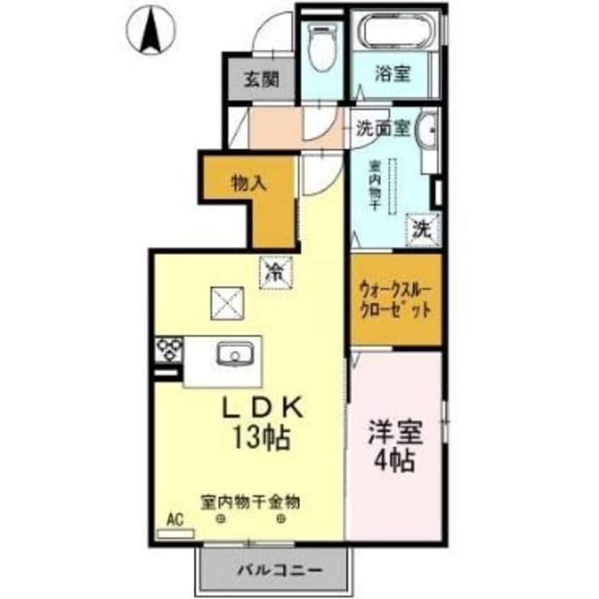 間取図 グリーン・フォレストⅠ