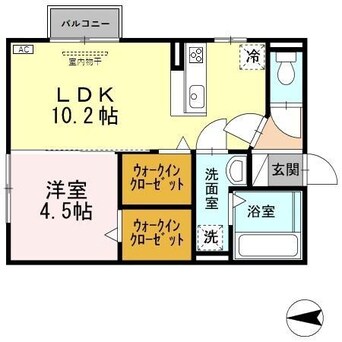 間取図 ドゥ・モンターニュ